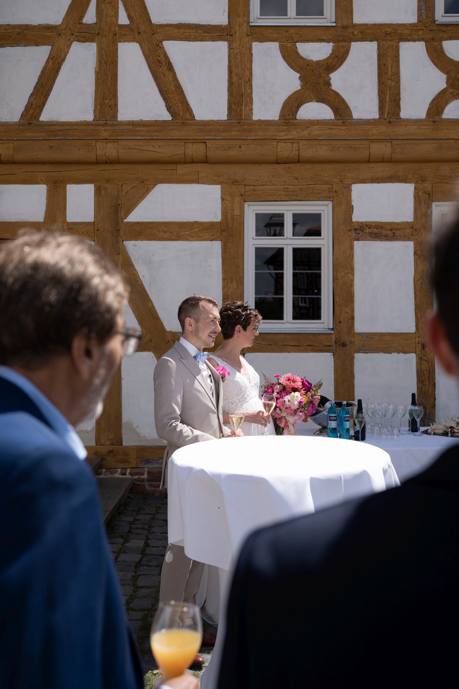 Während der Zeremonie